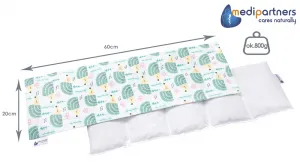 Medi Partners Thermofor with cherry seeds large 20x60 - 5 chamber - Hedgehog mint