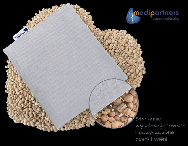 Medi Partners Thermofor with cherry seeds (Wafel) - Gray