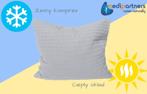 Medi Partners Thermofor with cherry seeds (Wafel) - Gray