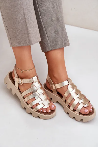 Lewski Shoes Kožené dámske sandále Zazoo