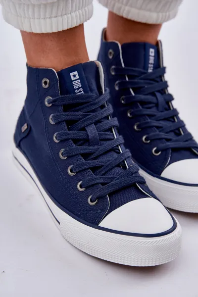 BIG STAR SHOES Dámske Vysoké Tenisky Big Star