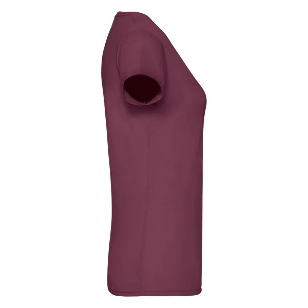 Burgundy Women's T-shirt Lady fit Original Fruit of the Loom