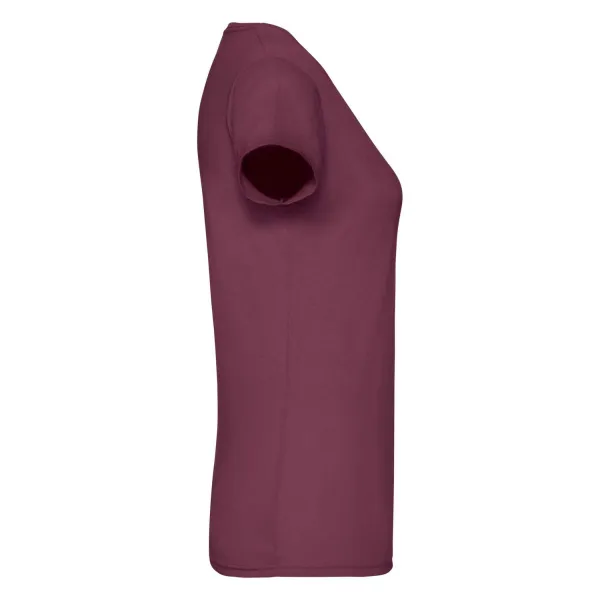 Burgundy Women's T-shirt Lady fit Original Fruit of the Loom