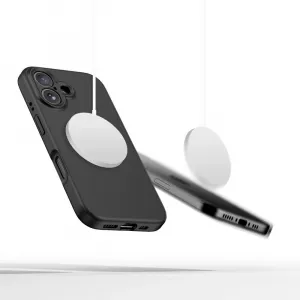 Tech-Protect Liquid Silicone MagSafe, iPhone 16e / 17e, čierny