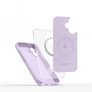 Tech-Protect Liquid Silicone MagSafe, iPhone 16e / 17e, fialový