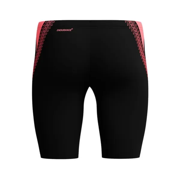 Speedo hyperboom splice jammer black/coral sands s - uk32