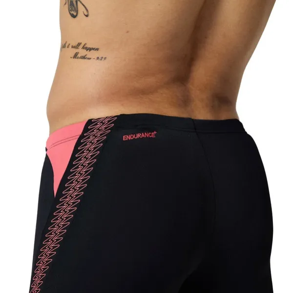 Speedo hyperboom splice jammer black/coral sands s - uk32