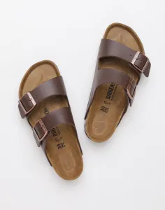Šľapky Birkenstock Arizona pánske, hnedá farba