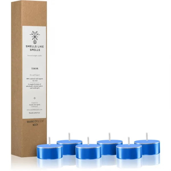 Smells Like Spells Norse Magic Thor čajová sviečka (concentration/career) 6 ks