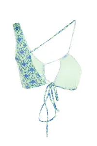 Trendyol Etnický vzor Tunel Trojuholník Bikini Top