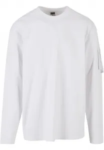 Long sleeve pocket white