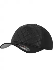 Diamond Quilted Flexfit Black