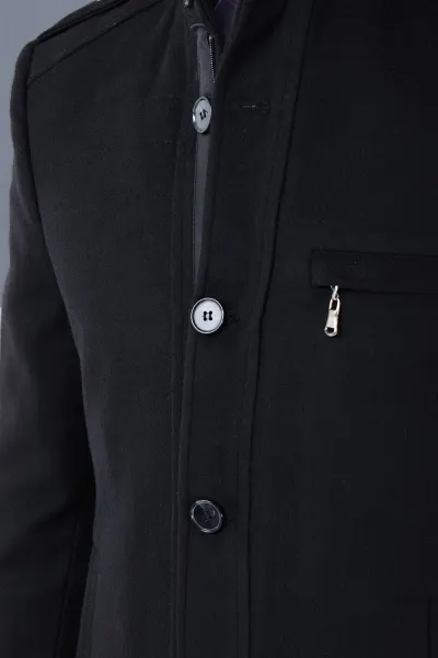 PLT8378 DEWBERRY MEN'S COAT-BLACK