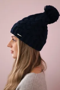 Kesi Čapica s fleece Waleria K307 námornícka modrá