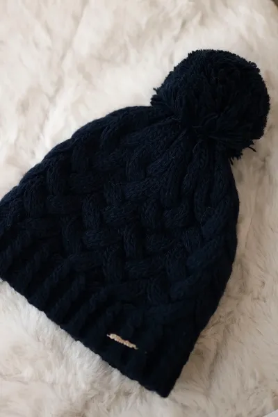 Kesi Čapica s fleece Waleria K307 námornícka modrá