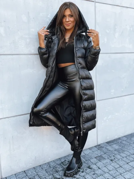 Dámska prešívaná bunda BLACK DIAMOND Farba čierna DSTREET