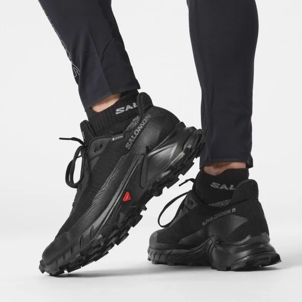 Salomon  Alphacross 5 GTX Black/Black/Ebony, EU 44 ⅔ Pánske topánky