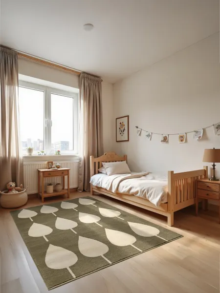 Hanse Home Collection koberce Detský koberček Adventures 106215 Green Cream - 120x170 cm