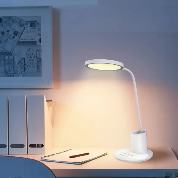 ArtJum Stolová LED lampa | biela