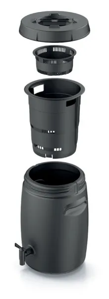 Prosperplast Mini kompostovacia nádoba COMBIOLIOS čierna, variant 55 l
