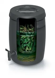 Prosperplast Mini kompostovacia nádoba COMBIOLIOS čierna, variant 55 l