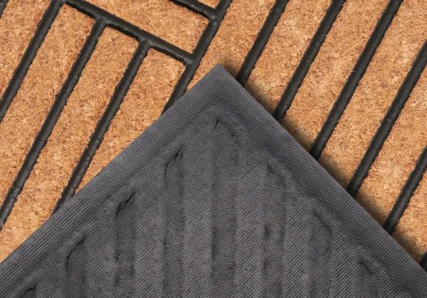 Rohožka Mix Mats Crossings čierna / béžová