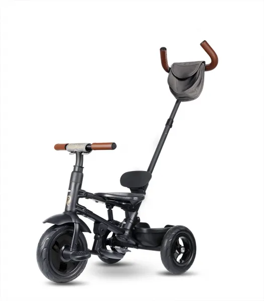 QPLAY Trojkolka Rito Deluxe Grey, 6 v 1, vek 10-72 mesiacov