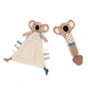 BABYONO Hračka pískacia s hryzačkou Koala Charlie 3m+
