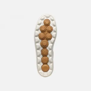 Cream women's sneakers Geox Spherica ECUB-1 - Women's