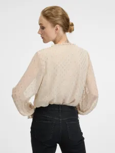 Beige Women's Long Sleeve Blouse ORSAY - Women's