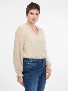 Beige Women's Long Sleeve Blouse ORSAY - Women's
