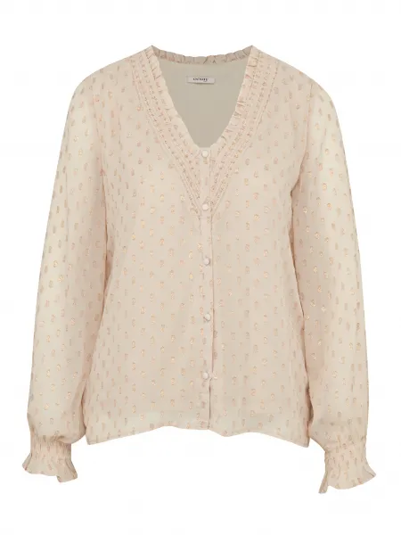 Beige Women's Long Sleeve Blouse ORSAY - Women's