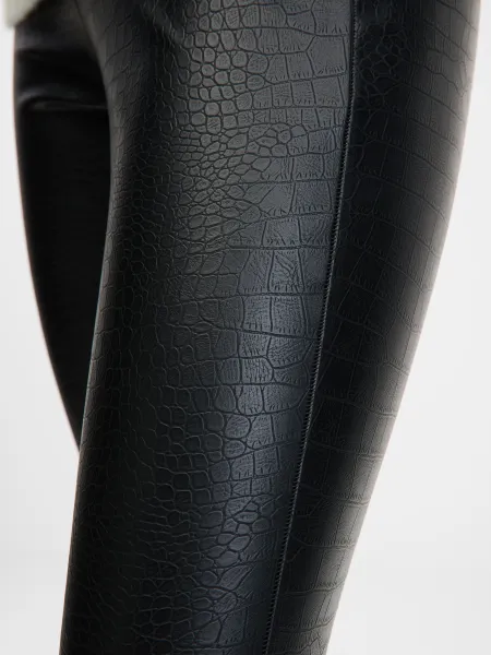 Black Women's Patterned Leggings ORSAY - Women's