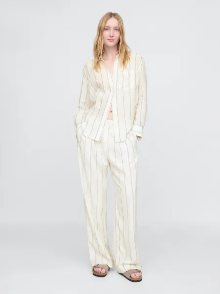 GAP Linen Oversize Shirt Big Shirt - Women's