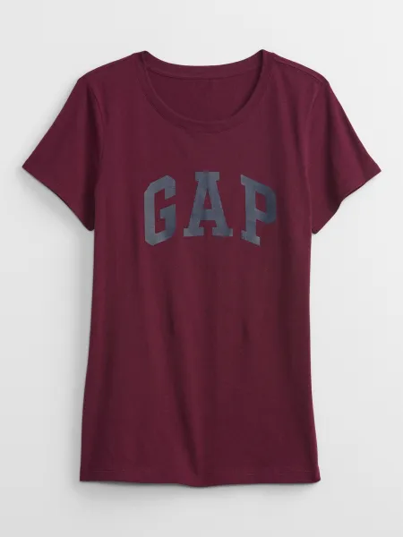 GAP CLASSIC Dámske tričko, vínová, veľkosť