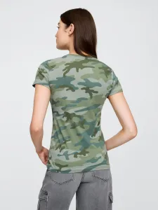 GAP CLASSIC Dámske tričko, khaki, veľkosť