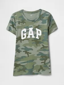 GAP CLASSIC Dámske tričko, khaki, veľkosť
