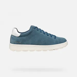 Light blue men's sneakers Geox Spherica ECUB-1 - Men