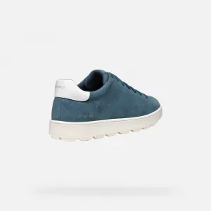 Light blue men's sneakers Geox Spherica ECUB-1 - Men