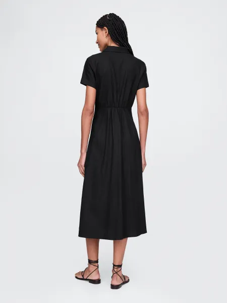 GAP Linen shirt maxi dress - Women's