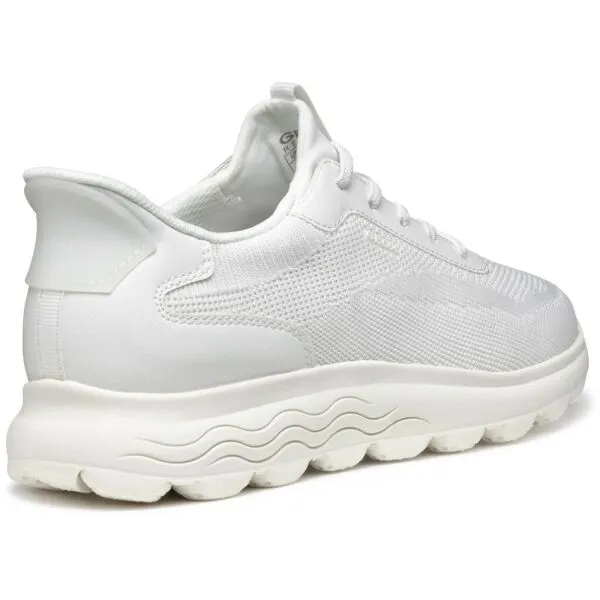 White women's sneakers Geox Spherica Plus - Women's
