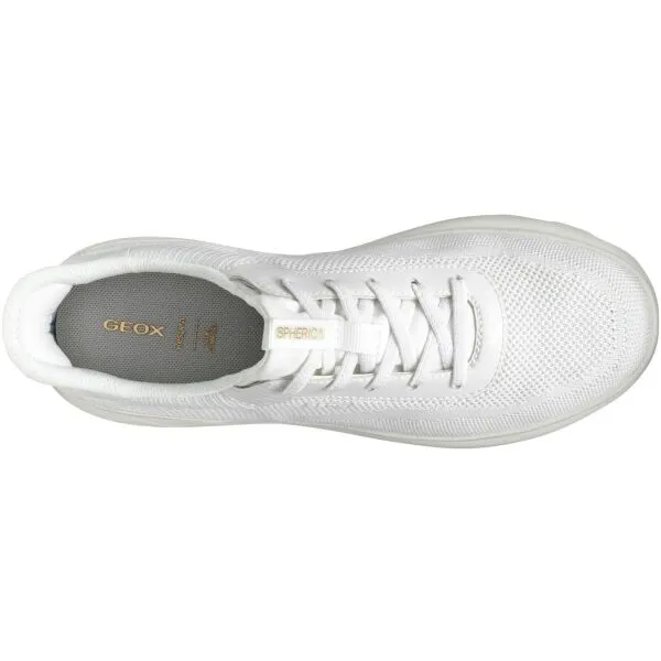 White women's sneakers Geox Spherica Plus - Women's