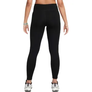 Nike NSW NK CLSC HR 7/8 TIGHT LBR Dievčenské legíny, čierna, veľkosť