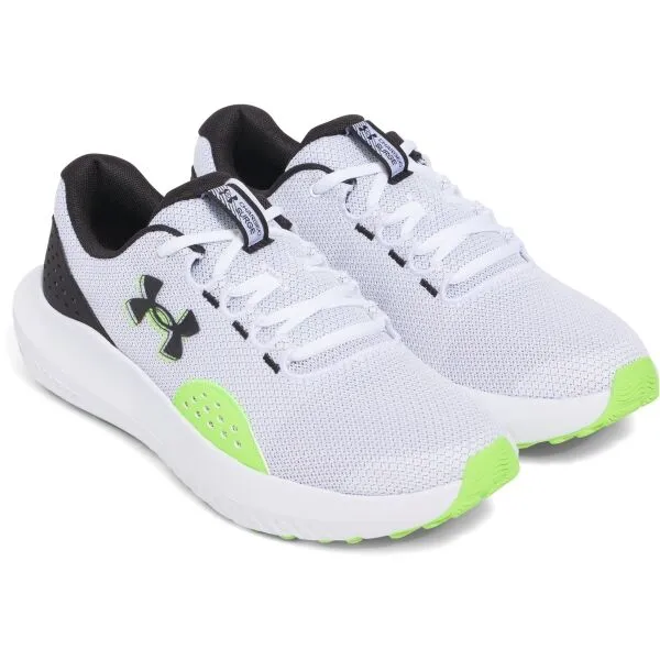 Under Armour CHARGED SURGE 4 Pánska bežecká obuv, biela, veľkosť 46