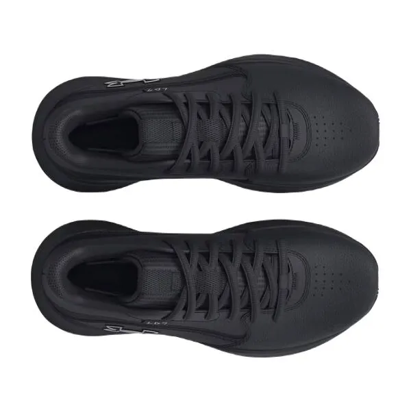 Under Armour GS LOCKDOWN 7 Detská unisex basketbalová obuv, čierna, veľkosť 36