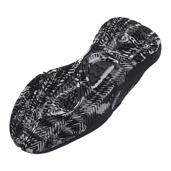 Under Armour GS LOCKDOWN 7 Detská unisex basketbalová obuv, čierna, veľkosť 36