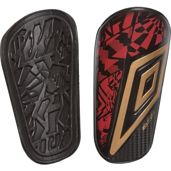 Umbro NEO SHIELD GUARD W/SLEEVE Futbalové chrániče, červená, veľkosť