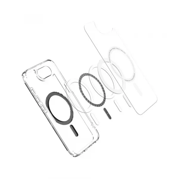 Spigen Ultra Hybrid Mag s MagSafe, iPhone 16e / 17e, karbónové vlákno