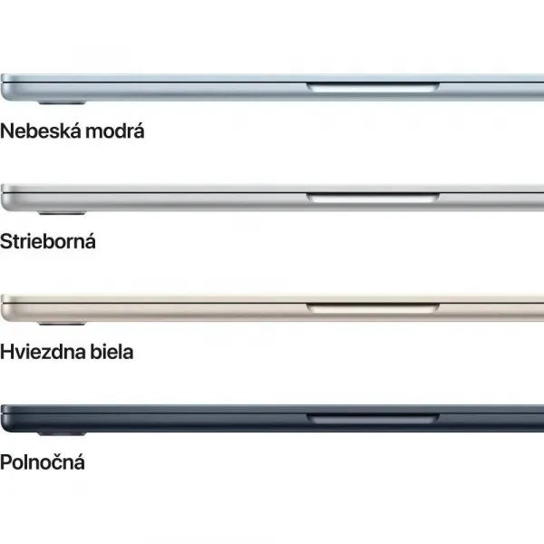 MacBook Air 13" Apple M4 10C CPU 10C GPU 24GB 512GB Strieborný SK, MC654SL/A