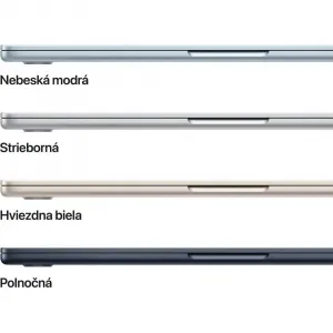 MacBook Air 13" Apple M4 10C CPU 10C GPU 24GB 512GB Strieborný SK, MC654SL/A